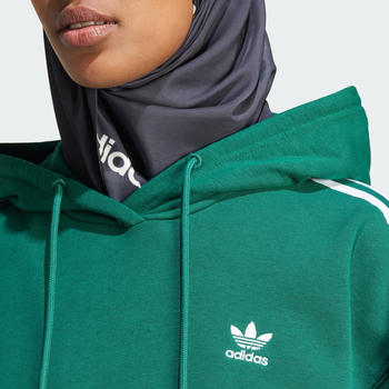Adidas Adicolor 3-Stripes Oversized Hoodie (IN8400) collegiate green