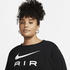 Nike Air Fleece-Sweatshirt mit Rundhalsausschnitt für Damen (FB3179) black/white