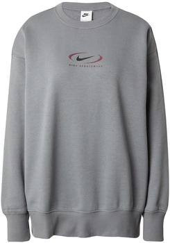 Nike Sportswear Phoenix Fleece Oversize-Damen-Sweatshirt mit Rundhalsausschnitt (FQ8815) smoke grey