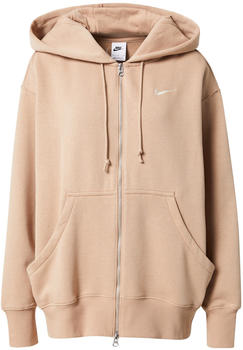 Nike Sportswear Phoenix Oversize-Damen-Hoodie mit durchgehendem Reißverschluss (DQ5758) hemp/sail