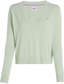 Tommy Hilfiger Essential Vneck Sweater (DW0DW16535) green