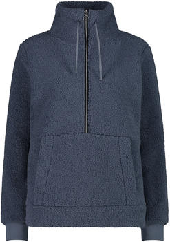 CMP Damen-Sweatshirt mit Half-Zip aus High Loft (32P3806) sky stone