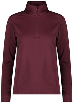 CMP Women's Second-Layer Sweatshirt in Softech (30L1086) burgundy