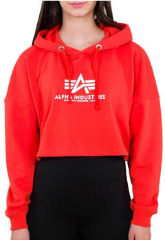 Alpha Industries Basic Cos Hoodie Woman (116057-577) red