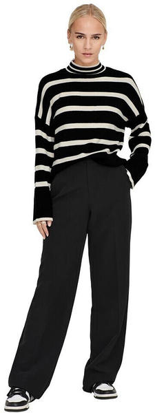 Only Ibi Sweater (15259096) black/stripes w. whitecap gray melange