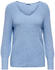 Only Atia V Neck Sweater (15230147) sodalite blue