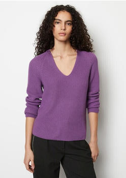 Marc O'Polo V-Neck-Strickpullover Relaxed (401605960097) bright lilac
