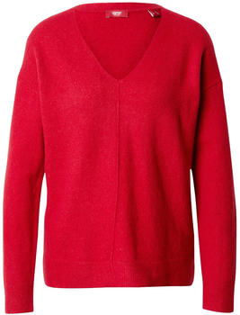 Esprit Wollmix-Pullover mit V-Ausschnitt (993EE1I329) dark red