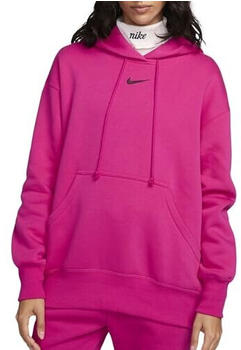 Nike Sportswear Phoenix Fleece Oversize-Hoodie für Damen (DV4984) fireberry/white