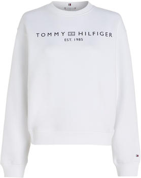 Tommy Hilfiger Modern Signature Logo Sweatshirt (WW0WW39791) th optic white