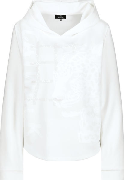 Monari Sweatshirt mit Leopardenkopf (807665) off-white