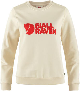 Fjällräven Logo Sweater W (84143) chalk white/flame orange
