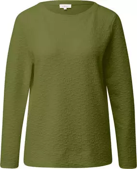 S.Oliver Strukturmuster Sweatshirt (2155852) oliv