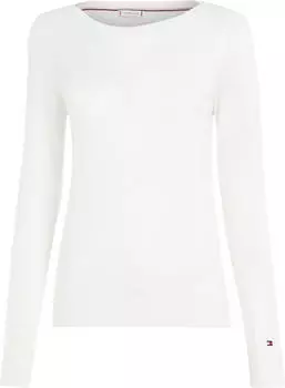 Tommy Hilfiger Boat Neck Jersey Sweatshirt (WW0WW42050) ecru