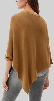 S.Oliver Poncho aus Baumwollmix (2119753) braun