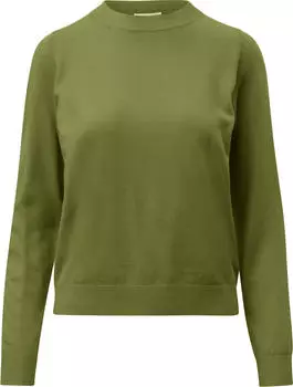 S.Oliver Strickpullover mit Rundhalsausschnitt (2159297.7774) gr&uuml;n