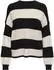 Onlatia L/S Stripe Pullover Knt Noos (15220044) black
