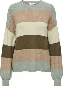 Only Atia Round Neck Sweater (15220044) hedge green