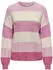 Onlatia L/S Stripe Pullover Knt Noos (15220044) pink lady