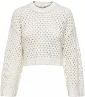 ONLY Strickpullover "ONLSMILLA SHORT PULLOVER L/S KNT NOOS"