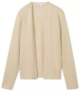 Tom Tailor Basic Cardigan (1041290) sandy beige melange