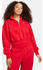 university red/sail: Nike Sportswear Phoenix Fleece Kurz-Sweatshirt mit Halbreißverschluss für Damen (DQ5767)