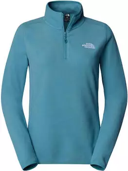 The North Face 100 Glacier Fleece 1/4 Zip Women algae blue