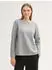 Tom Tailor Geripptes Sweatshirt (1043168) medium silver grey melange