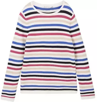 Tom Tailor Pullover (1016350) colorful knit stripe design