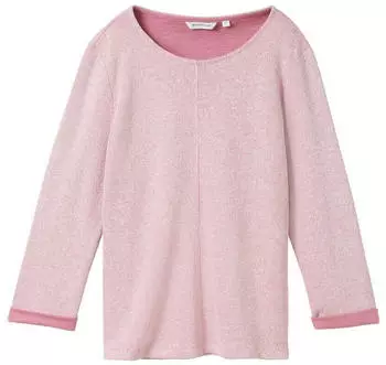 Tom Tailor 3/4 Arm Sweatshirt (1043167) pink velvet melange