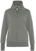 Elbsand Sweatjacke "Alvis" mit Logodruck am Kragen, bequeme Freizeitjacke