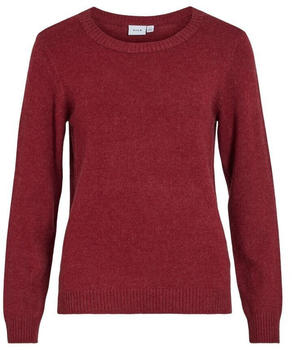 Vila Ril Pullover (14054177) Cabernet/DetailDarkMelange