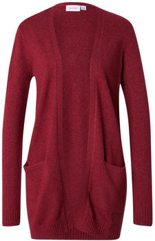 Vila Ril Open Cardigan (14044041) Cabernet/DetailDarkMelange