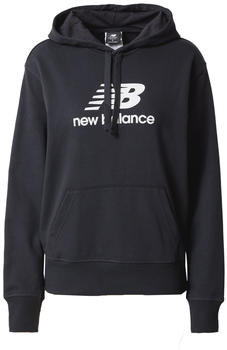 New Balance Essential Stacked Logo Hoodie (WT31533) black
