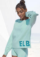Elbsand Strickpullover aus hochwertigem Strick mit eingestricktem Logo, Loungewear