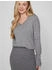 Vila Viril V-neck L/s Knit Top - Noos (14042769) MediumGreyMelange