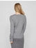 Vila Viril V-neck L/s Knit Top - Noos (14042769) MediumGreyMelange