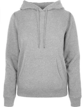 Build Your Brand Basic Hoodie (BB007) HeatherGrey