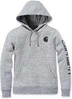 Carhartt Iconic Clarksburg Logo Sweatshirt asphalt heather nep (E07) L REG