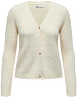 ONLY Strickjacke "ONLKATIA LS CABLE V-NECK CARDIGAN CC KNT"