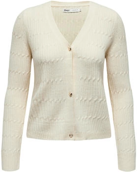 Only Onlkatia Ls Cable V-Neck Cardi Knt Nca (15310902) whitecap gray