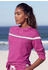 H.I.S Jeans Damen Sweatshirt lila weiß