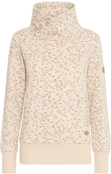 Oxmo Sweatshirt 'Beatanette' hellbeige blau braun