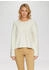 S.Oliver Strickpullover Bouclé Optik weiß