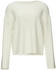S.Oliver Strickpullover Bouclé Optik weiß