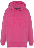 Elbsand Kapuzensweatshirt "Lioba", im Oversize-Fit, Hoodie mit Tasche und Logodruck
