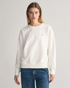 GANT Shield Sweatshirt Rundhalsausschnitt weiß 4201414