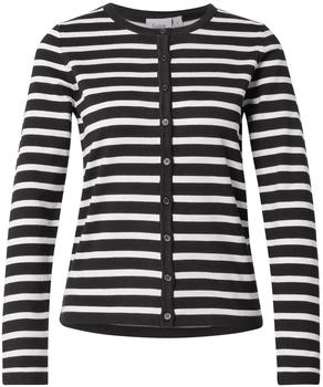 Saint Tropez Strickjacke 'Mila' schwarz weiß