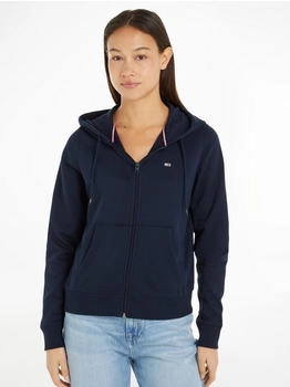Tommy Hilfiger Hoodie Rei&szlig;verschluss und Kapuze blau navy