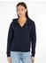 Tommy Hilfiger Hoodie Reißverschluss und Kapuze blau navy
